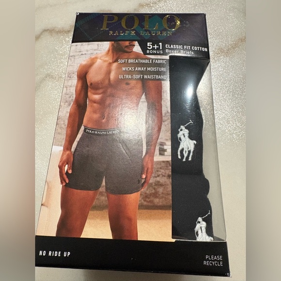 Polo by Ralph Lauren Black Boxer Briefs - Picture 1 of 4